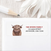 ホーリーカウアイワンレッド差出人住所ラベル ラベル (インサイチュ)