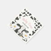 ホーリーカウアイワンワンデイジー スタンダードカクテルナプキン (角)