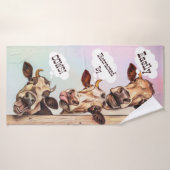 ホーリーカウアカスタムプリント バスタオル (バスタオル)