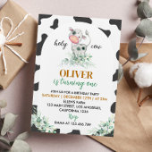 ホーリーカウイムカウファースト誕生日招待状 招待状