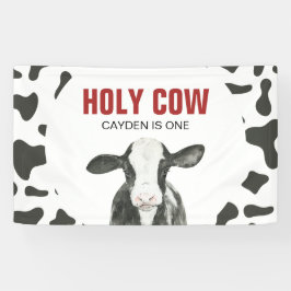 ホーリーカウイワンカウープリント誕生日 横断幕