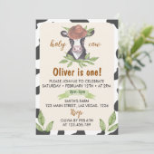 ホーリーカウイワンワン誕生日招待状 招待状 (スタンド正面)