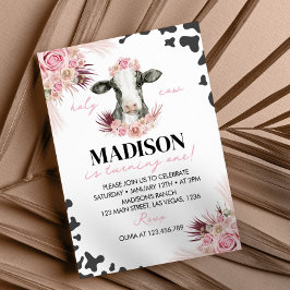 ホーリーカウイワンワン誕生日招待状 招待状