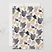 ホーリーカウウェスタン1stバースデーガール招待状 招待状 (裏面)