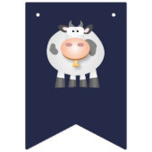 ホーリーカウオおもしろいーバーザヒル誕生祝い バンティングフラッグ (第1の旗)