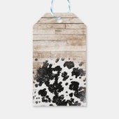 ホーリーカウカウボーイフローラブーツブライダルシャワー ギフトタグ (裏面)