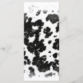 ホーリーカウカウボーイフローラブーツブライダルシャワー メニュー (裏面)