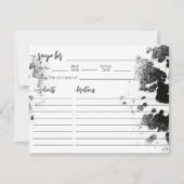 ホーリーカウカントリーウェスタンブライダルシャワーレシピカード ノートカード (正面)