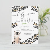 ホーリーカウカントリーファームボーイズファースト誕生日 招待状 (スタンド正面)