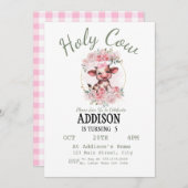 ホーリーカウガール5th誕生日招待状 招待状 (正面/裏面)