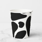 ホーリーカウキッドバースデーパーティーカウープリントかわいいモダン 紙コップ (裏面)