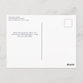 ホーリーカウキュートファームアニマル1歳招待状 ポストカード (裏面)