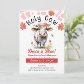 ホーリーカウサードバースデーガール招待状 招待状 (スタンド正面)