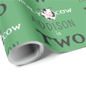 ホーリーカウセカンドバースデーファームアニマルパーティー ラッピングペーパー (ロールコーナー)