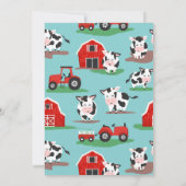 ホーリーカウセカンドバースデーファームアニマルパーティー 招待状 (裏面)