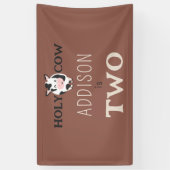 ホーリーカウセカンドバースデーファームアニマルパーティー 横断幕 (縦)