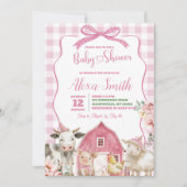 ホーリーカウツインズベビーシャワー招待状 招待状 (正面)