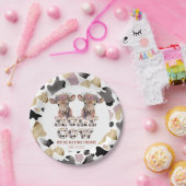 ホーリーカウツツインズベビーシャワープレート ペーパープレート (パーティー)