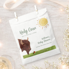 ホーリーカウハイランドファーム動物の赤ちゃんシャワー フェイバーバッグ