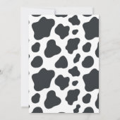 ホーリーカウファーストファースト誕生日招待状 招待状 (裏面)