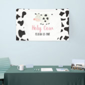 ホーリーカウファースト誕生日カウープリント 横断幕 (トレードショー)