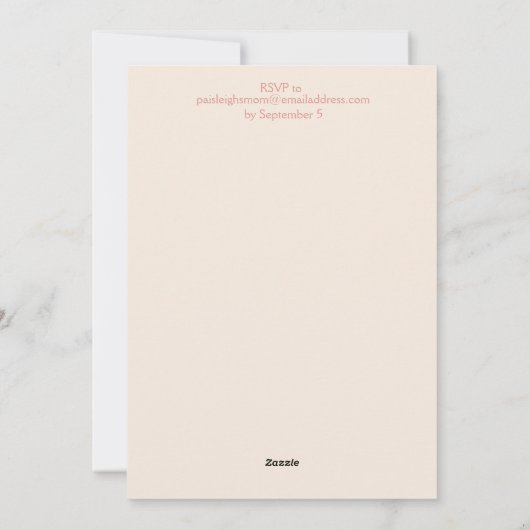 ホーリーカウファースト誕生日招待状 シーズンカード (裏面)