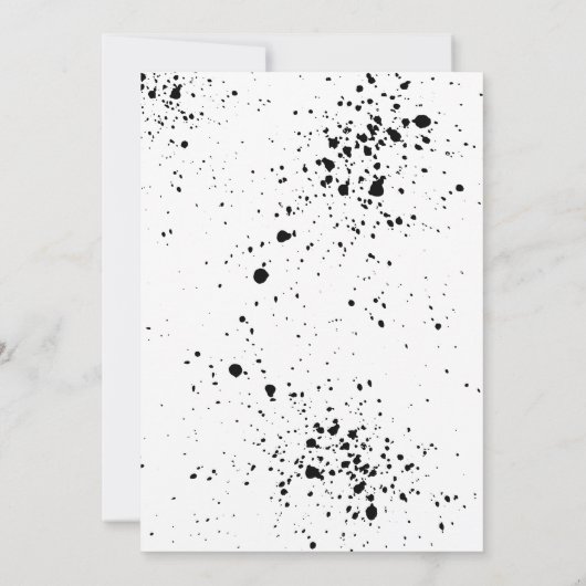 ホーリーカウファースト誕生日招待状 招待状 (裏面)