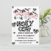 ホーリーカウファースト誕生日招待状 招待状 (スタンド正面)