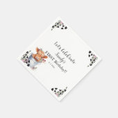 ホーリーカウファースト誕生日 スタンダードカクテルナプキン (角)