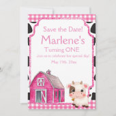 ホーリーカウファースト誕生日 セーブザデート (正面)