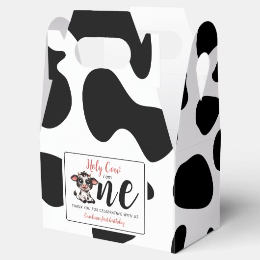 ホーリーカウファースト誕生日 フェイバーボックス (オープン)