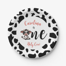 ホーリーカウファースト誕生日 ペーパープレート