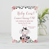 ホーリーカウファースト誕生日 招待状 (スタンド正面)