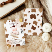 ホーリーカウファームアニマル1ST誕生日招待状 招待状