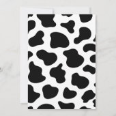 ホーリーカウファーム1st誕生日招待状 招待状 (裏面)