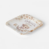 ホーリーカウベビーシャワーボホ男女兼用 ペーパープレート (傾斜あり)