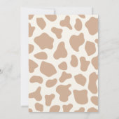 ホーリーカウベビーシャワーボホ男女兼用 招待状 (裏面)