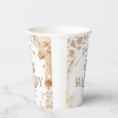 ホーリーカウベビーシャワーボホ男女兼用 紙コップ (右)