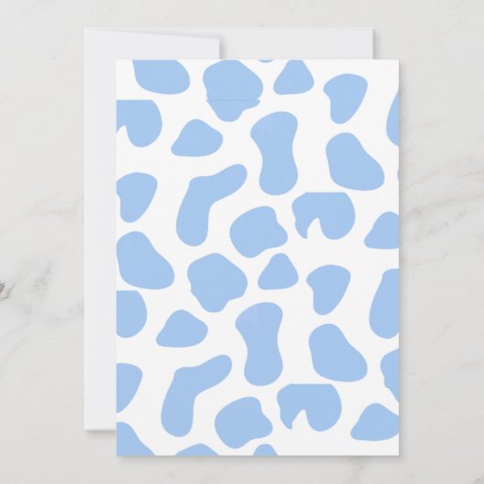 ホーリーカウベビーシャワー招待状 招待状 (裏面)