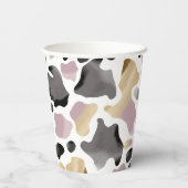 ホーリーカウベビー素朴シャワー紙カップ 紙コップ (裏面)