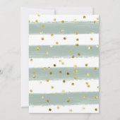 ホーリーカウボーイファームグリーン誕生日招待状 招待状 (裏面)