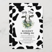 ホーリーカウボーイファーム誕生日招待状 招待状 (正面/裏面)