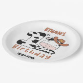 ホーリーカウボーイ1歳の誕生日パーティー ペーパープレート (アングル)