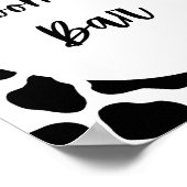 ホーリーカウープリントカウバースデーパーティーモーモザバー ポスター (角)