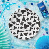 ホーリーカウー誕生日カウープリントファーム紙プレート ペーパープレート (パーティー)