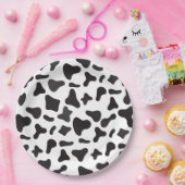 ホーリーカウー誕生日カウープリントファーム紙プレート ペーパープレート (パーティー)