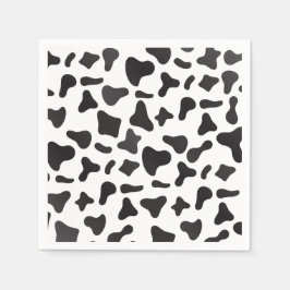 ホーリーカウー誕生日カウープリントファーム スタンダードカクテルナプキン