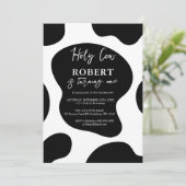 ホーリーカウー誕生日招待状 招待状 (スタンド正面)