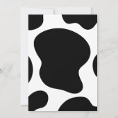 ホーリーカウー誕生日招待状 招待状 (裏面)