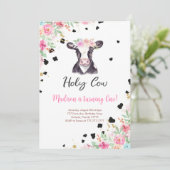 ホーリーカウー誕生日招待状 招待状 (スタンド正面)